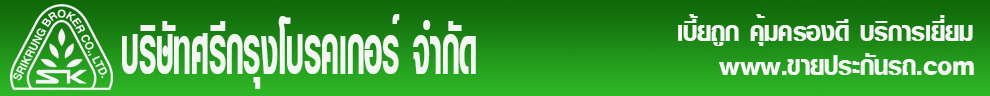 ศรีกรุงโบรคเกอร์ รับสมัครตัวแทน ขายประกันรถ รายได้พิเศษ พรบ. ประกันรถยนต์  